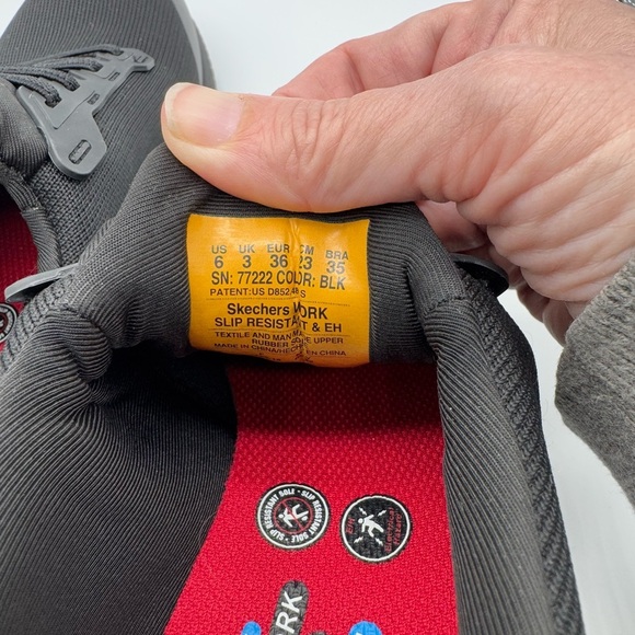 Skechers Work Relaxed Fit Slip Resistant women’s black size 6 - Picture 7 of 9